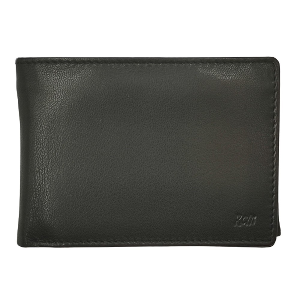 RCM ανδρικό πορτοφόλι Δέρμα Z-33 Μαύρο Πορτοφόλια
