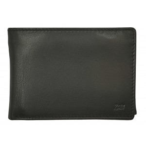 RCM ανδρικό πορτοφόλι Δέρμα Z-33 Μαύρο Πορτοφόλια