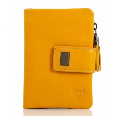 Kion 440 πορτοφόλι γυναικείο δέρμα κίτρινο