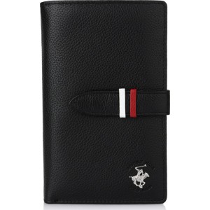 POLO CLUB BEVERLY HILLS BH-1353 Γυναικείο Πορτοφόλι δέρμα μαύρο Πορτοφόλια