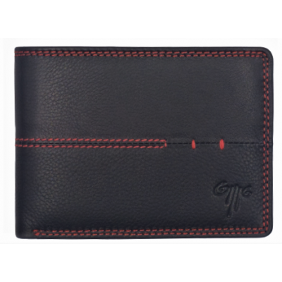 Kion 215 ανδρικό πορτοφόλι Δέρμα Μαύρο 