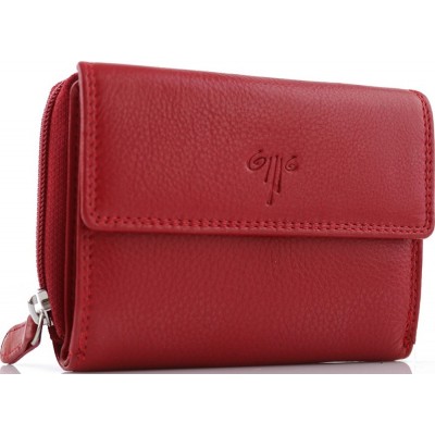 Kion 345 πορτοφόλι γυναικείο δέρμα κόκκινο