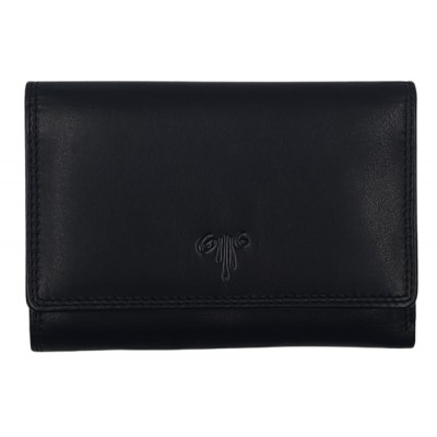 Kion 350 πορτοφόλι γυναικείο δέρμα μαύρο