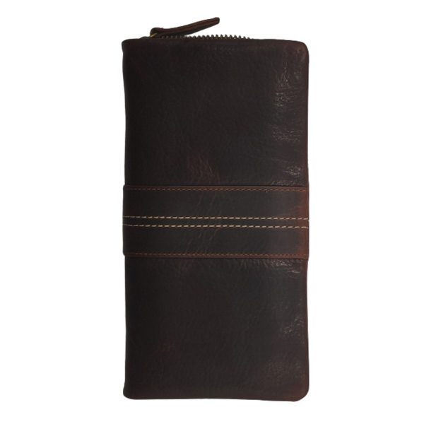 Kion MY-125 KARA πορτοφόλι Δέρμα Μεγάλο Brown