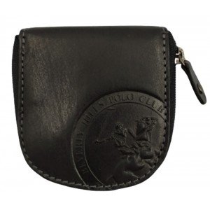 Beverly Hills Polo Club BH-1199 Δέρμα Πορτοφόλι κερμάτων μαύρο