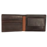 Beverly Hills Polo Club BH-1563 Δέρμα Πορτοφόλι καφέ 4