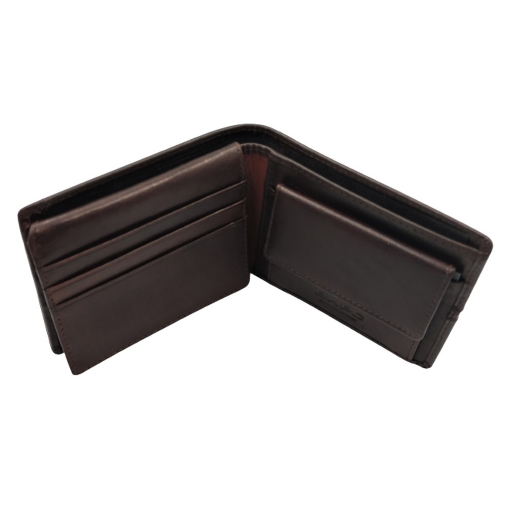 Beverly Hills Polo Club BH-1563 Δέρμα Πορτοφόλι καφέ Wallets