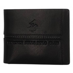 Beverly Hills Polo Club BH-1561 Δέρμα Πορτοφόλι μικρο μαύρο Wallets