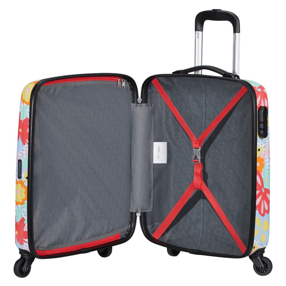 American Tourister 106497-A081 Disney Minnie Hypertwist Βαλίτσα Καμπίνας 55cm Πολύχρωμη Είδη ταξιδιού