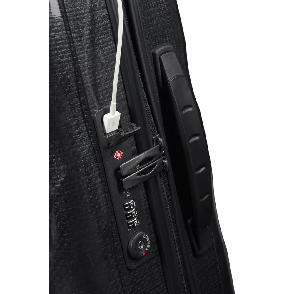 Samsonite 122862-1041 C-LITE Μεγάλη Βαλίτσα Ταξιδίου 81εκ. Μαύρη Είδη ταξιδιού