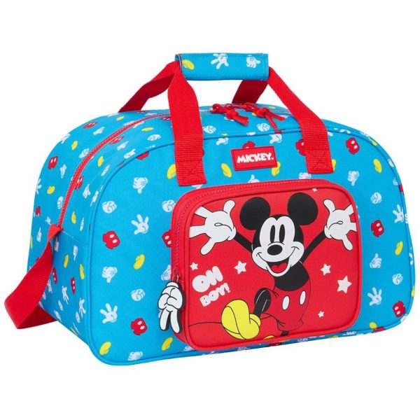 Safta 712333273 Mickey and Friends Σακ Βουαγιάζ 40cm Σιελ