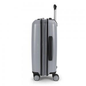 Gabol 123922-022 Brooklyn Expandable Cabin Case 55cm Βαλίτσα Καμπίνας Ασημί Είδη ταξιδιού