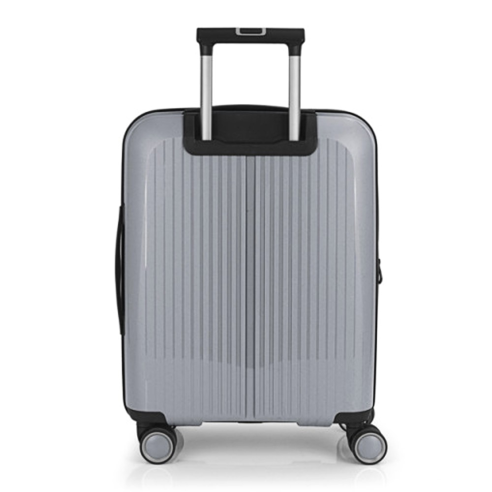 Gabol 123922-022 Brooklyn Expandable Cabin Case 55cm Βαλίτσα Καμπίνας Ασημί Είδη ταξιδιού