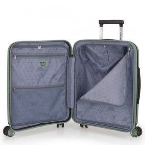 Gabol 123922-004 Brooklyn Expandable Cabin Case 55cm Βαλίτσα Καμπίνας Πράσινη Είδη ταξιδιού
