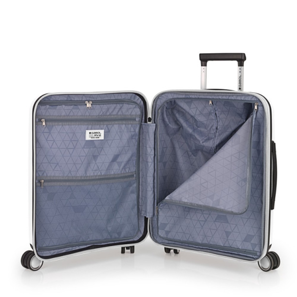 Gabol 123922-020 Brooklyn Expandable Cabin Case 55cm White Travel Items