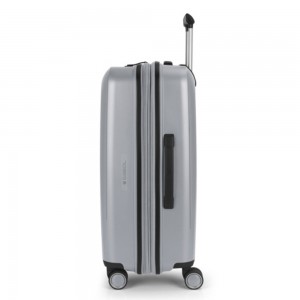 Gabol 123946-022 Brooklyn Expandable Μεσαία Βαλίτσα 65cm Ασημί 