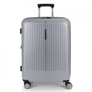 Gabol 123946-022 Brooklyn Expandable Μεσαία Βαλίτσα 65cm Ασημί 