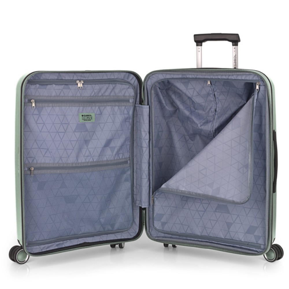 Gabol 123946-004 Brooklyn Expandable Μεσαία Βαλίτσα 65cm Πράσινη Είδη ταξιδιού