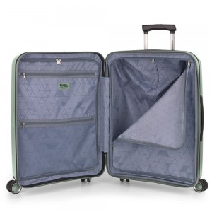 Gabol 123946-004 Brooklyn Expandable Μεσαία Βαλίτσα 65cm Πράσινη Είδη ταξιδιού