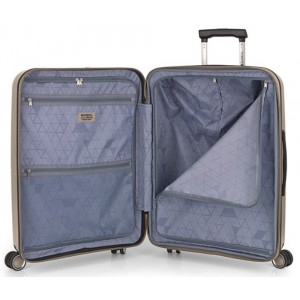 Gabol 123946-006 Brooklyn Expandable Μεσαία Βαλίτσα 65cm Μπεζ Είδη ταξιδιού