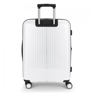 Gabol 123946-020 Brooklyn Expandable Μεσαία Βαλίτσα 65cm Λευκή Είδη ταξιδιού