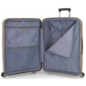 Gabol 123947-006 Brooklyn Expandable Μεγάλη Βαλίτσα 75cm Μπεζ Travel Items