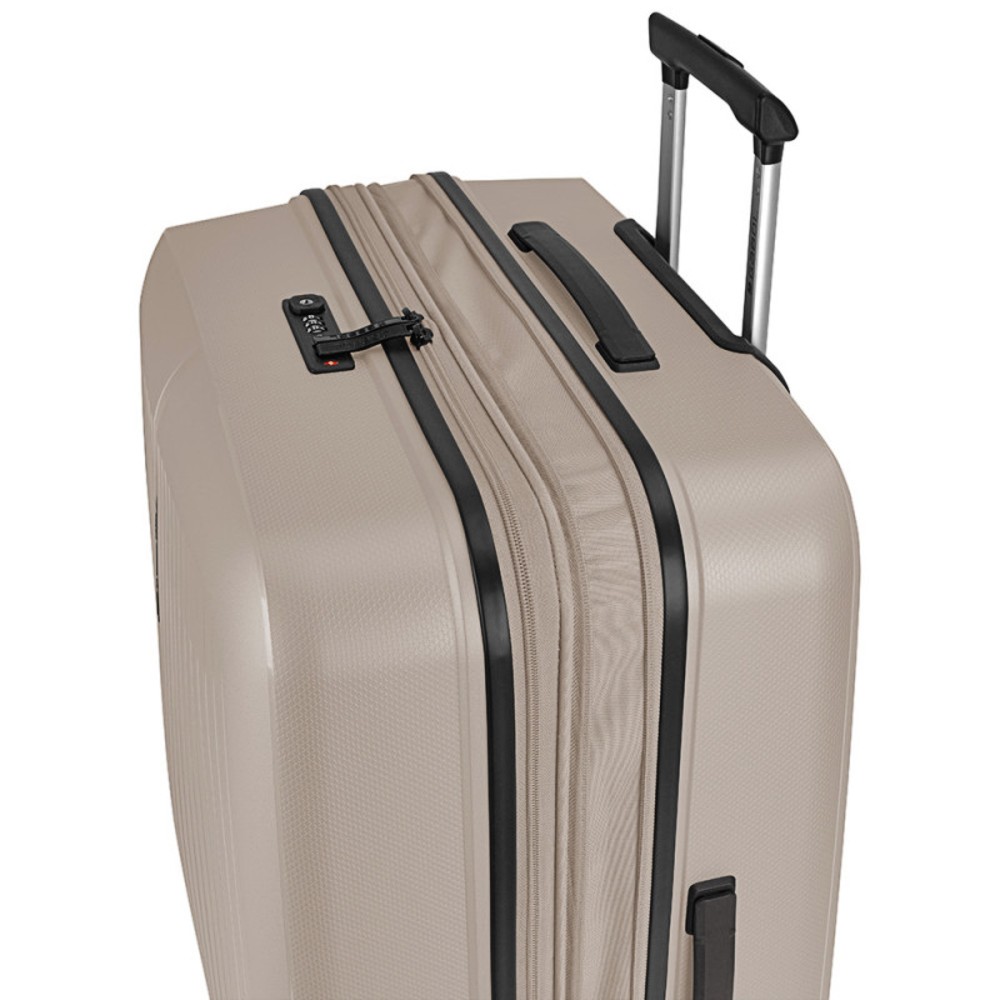 Gabol 123947-006 Brooklyn Expandable Μεγάλη Βαλίτσα 75cm Μπεζ Travel Items