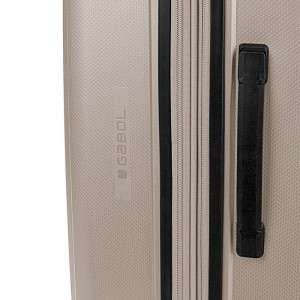 Gabol 123946-006 Brooklyn Expandable Μεσαία Βαλίτσα 65cm Μπεζ Είδη ταξιδιού