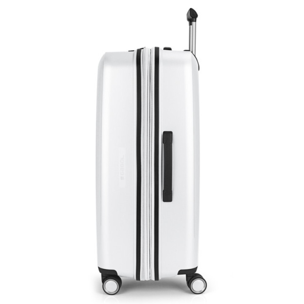 Gabol 123947-020 Brooklyn Expandable Large Suitcase 75cm White Travel Items