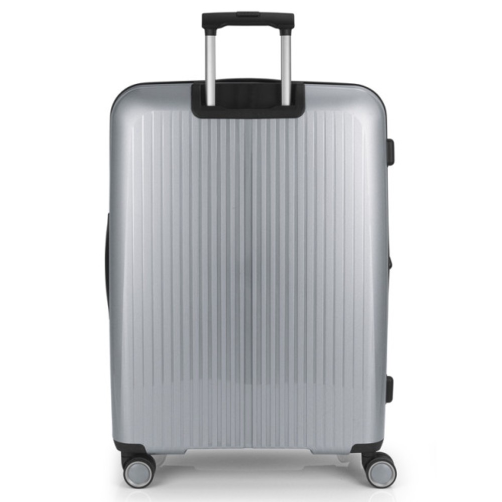 Gabol 123947-022 Brooklyn Expandable Μεγάλη Βαλίτσα 75cm Ασημί Είδη ταξιδιού