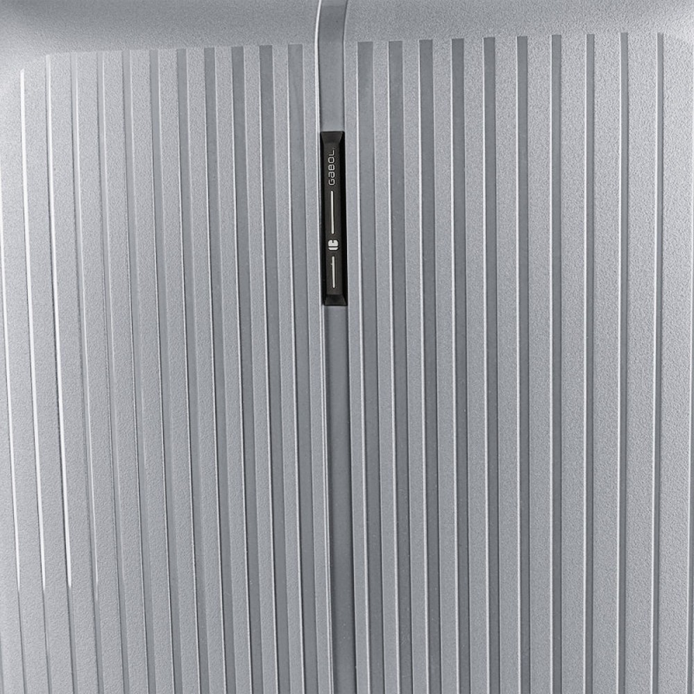 Gabol 123947-022 Brooklyn Expandable Μεγάλη Βαλίτσα 75cm Ασημί Είδη ταξιδιού