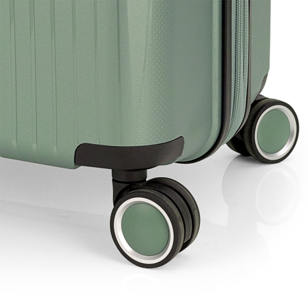 Gabol 123922-004 Brooklyn Expandable Cabin Case 55cm Βαλίτσα Καμπίνας Πράσινη Είδη ταξιδιού