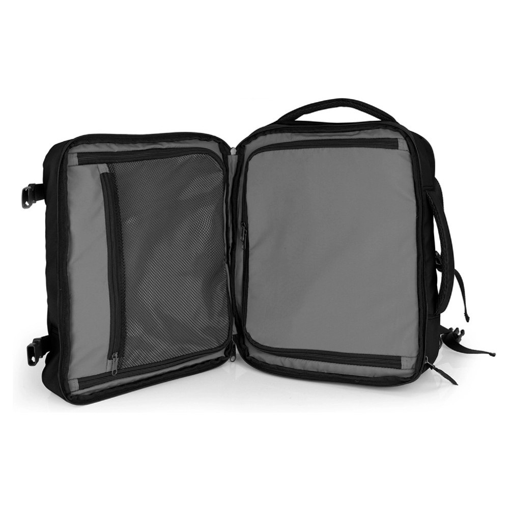 Gabol 125234-001 CANADA Travel Backpack Ταξιδιωτική Τσάντα Πλάτης Μαύρη Είδη ταξιδιού