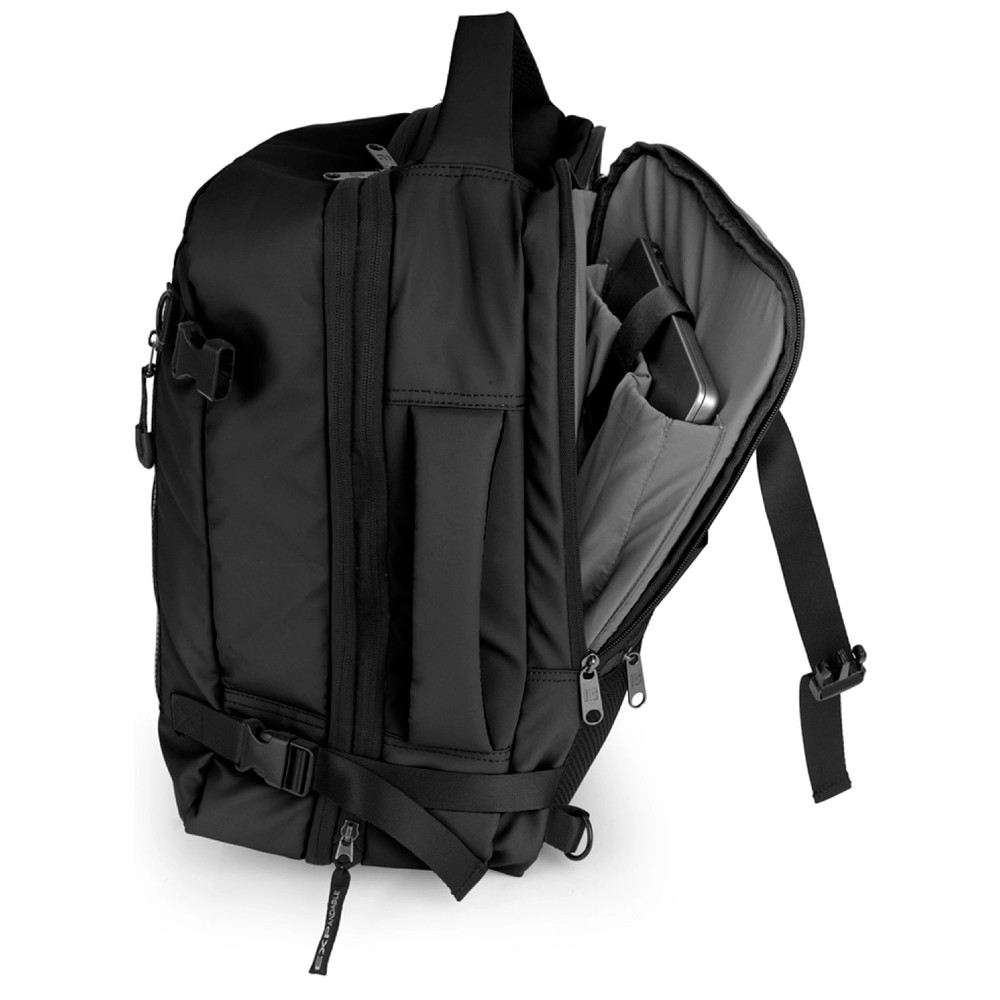 Gabol 125234-001 CANADA Travel Backpack Ταξιδιωτική Τσάντα Πλάτης Μαύρη Είδη ταξιδιού