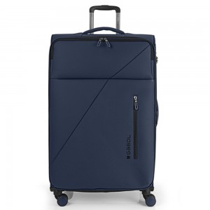 Gabol 125247-046 CANADA Expandable Μεγάλη Βαλίτσα 81cm Μπλε Είδη ταξιδιού