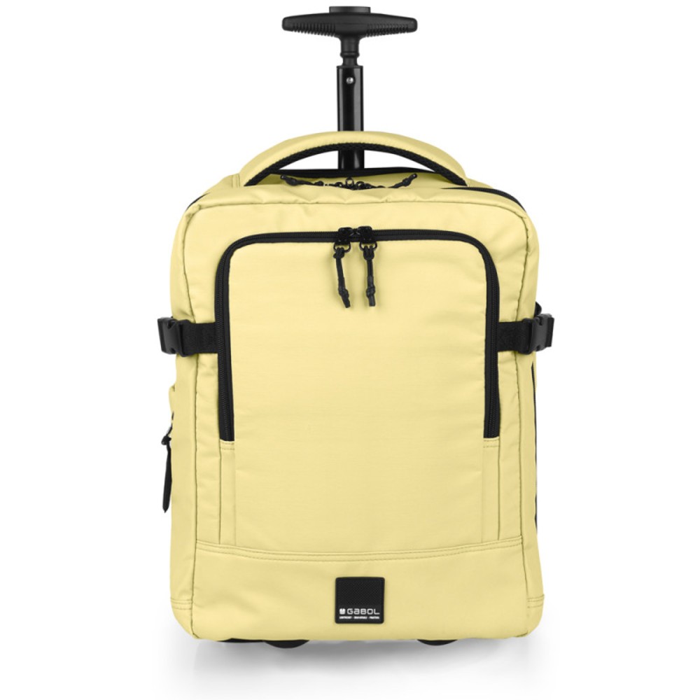 Gabol 126344-005 VANCOUVER Yellow Rolling Travel Backpack Travel Items