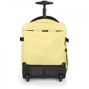 Gabol 126344-005 VANCOUVER Yellow Rolling Travel Backpack Travel Items