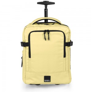 Gabol 126344-005 VANCOUVER Yellow Rolling Travel Backpack Travel Items