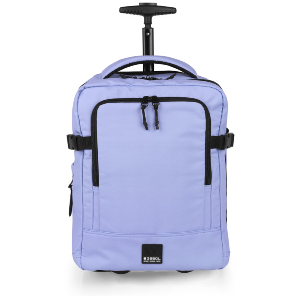 Gabol 126344-025 VANCOUVER Lilac Rolling Travel Backpack Travel Items