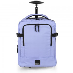 Gabol 126344-025 VANCOUVER Lilac Rolling Travel Backpack Travel Items