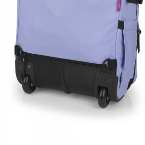 Gabol 126344-025 VANCOUVER Lilac Rolling Travel Backpack Travel Items