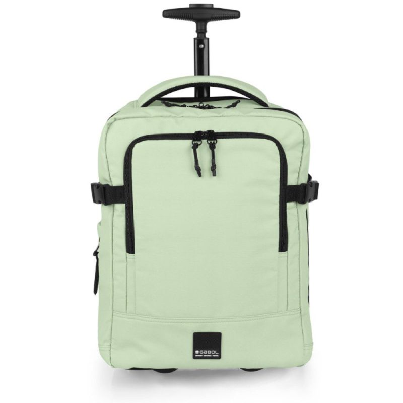 Gabol 126344-045 VANCOUVER Travel Backpack Ταξιδιωτική Τροχήλατη Τσάντα Πλάτης Μέντα Gabol