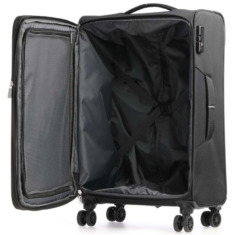 American Tourister Crosstrack Μεγάλη Βαλίτσα 79cm 133191-1062 Μαύρη