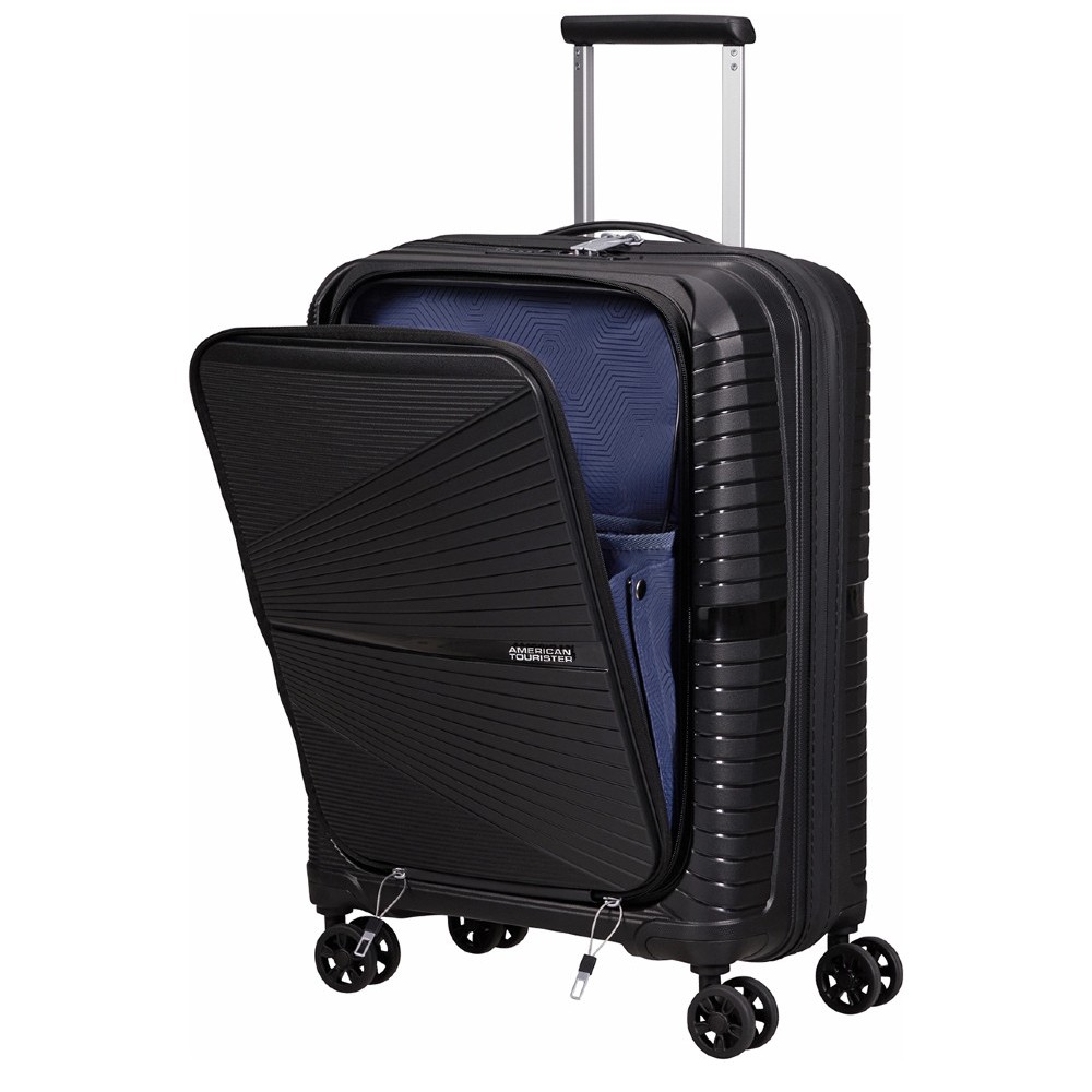 American Tourister 134657-0581 Airconic Frontloader15.6'' Βαλίτσα Καμπίνας 55 Μαύρη Είδη ταξιδιού