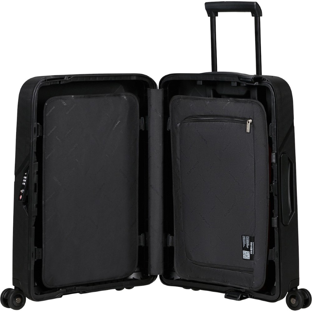 Samsonite Magnum Eco Spinner Βαλίτσα Καμπίνας 55cm 139845-1374 Μαύρη Είδη ταξιδιού
