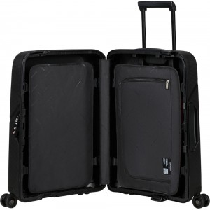 Samsonite Magnum Eco Spinner Βαλίτσα Καμπίνας 55cm 139845-1374 Μαύρη Είδη ταξιδιού