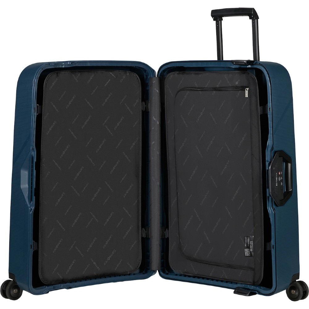 Samsonite Magnum Eco Spinner Μεγάλη Βαλίτσα 75cm 139847-1549 Μπλε Travel Items