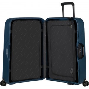 Samsonite Magnum Eco Spinner Μεγάλη Βαλίτσα 75cm 139847-1549 Μπλε Travel Items