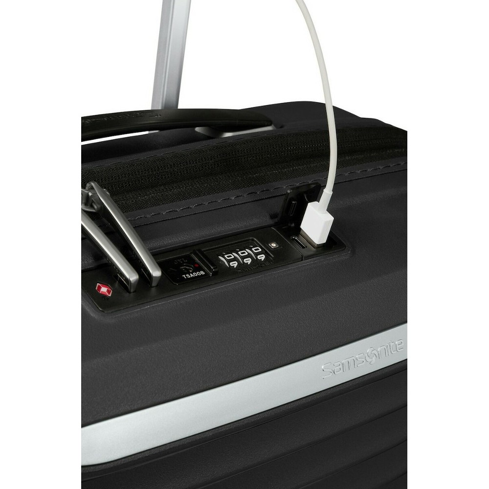 Samsonite Upscape Βαλίτσα Καμπίνας 55cm 143108-1041 Μαύρη Είδη ταξιδιού