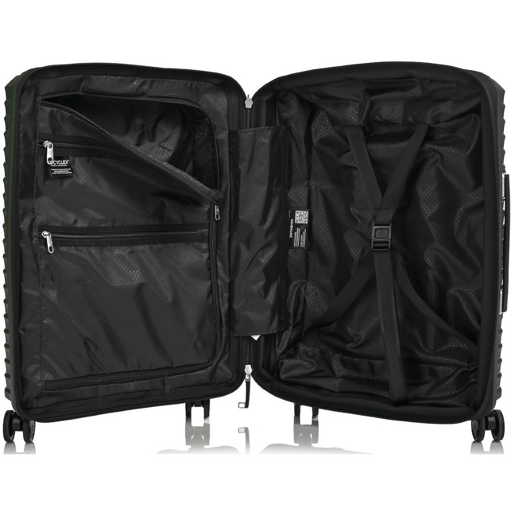 Samsonite Upscape Βαλίτσα Καμπίνας 55cm 143108-9199 Χακί Είδη ταξιδιού